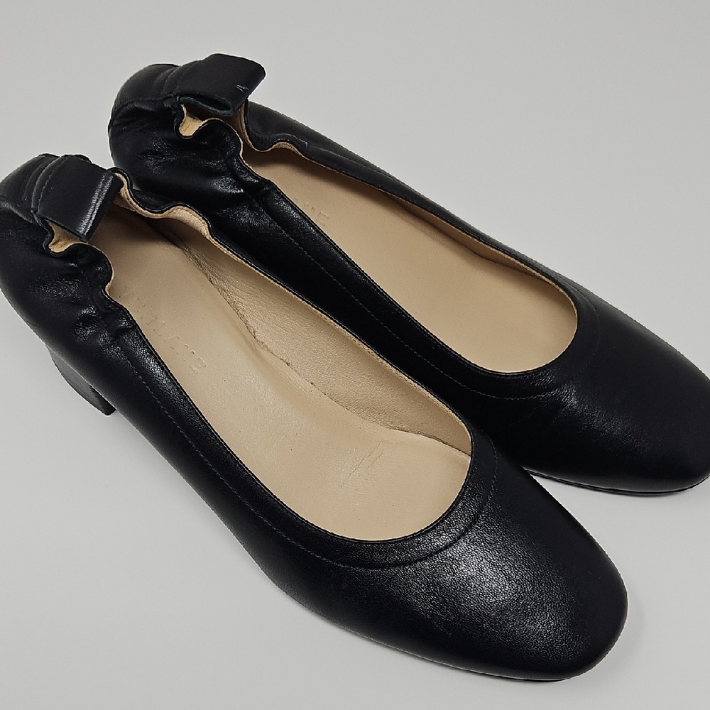 Everlane Black Leather Flats
